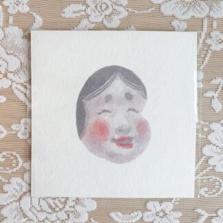 Okame Mask A5 print