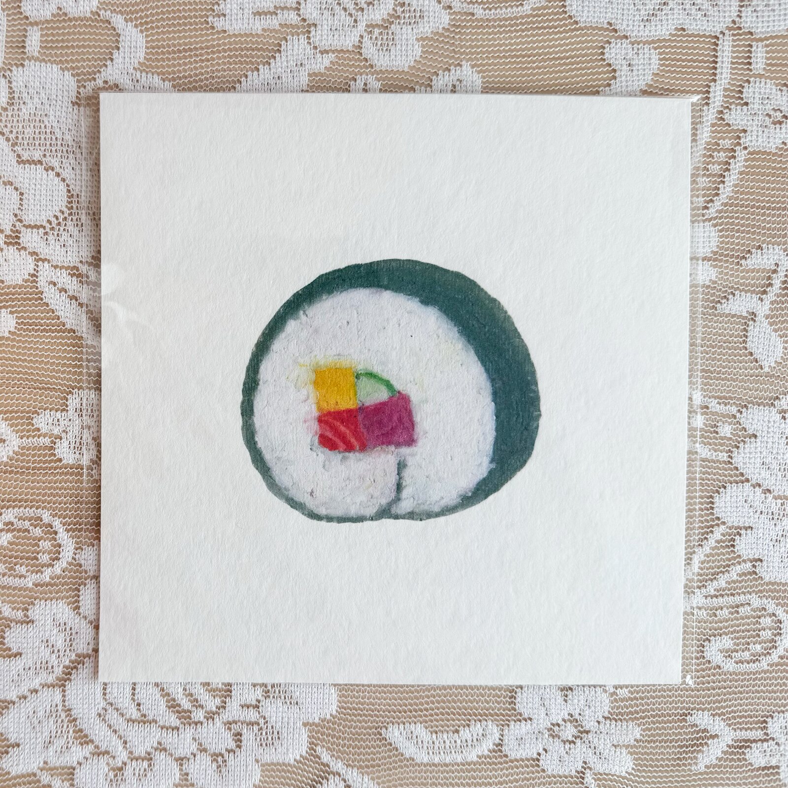 Sushi A5 print