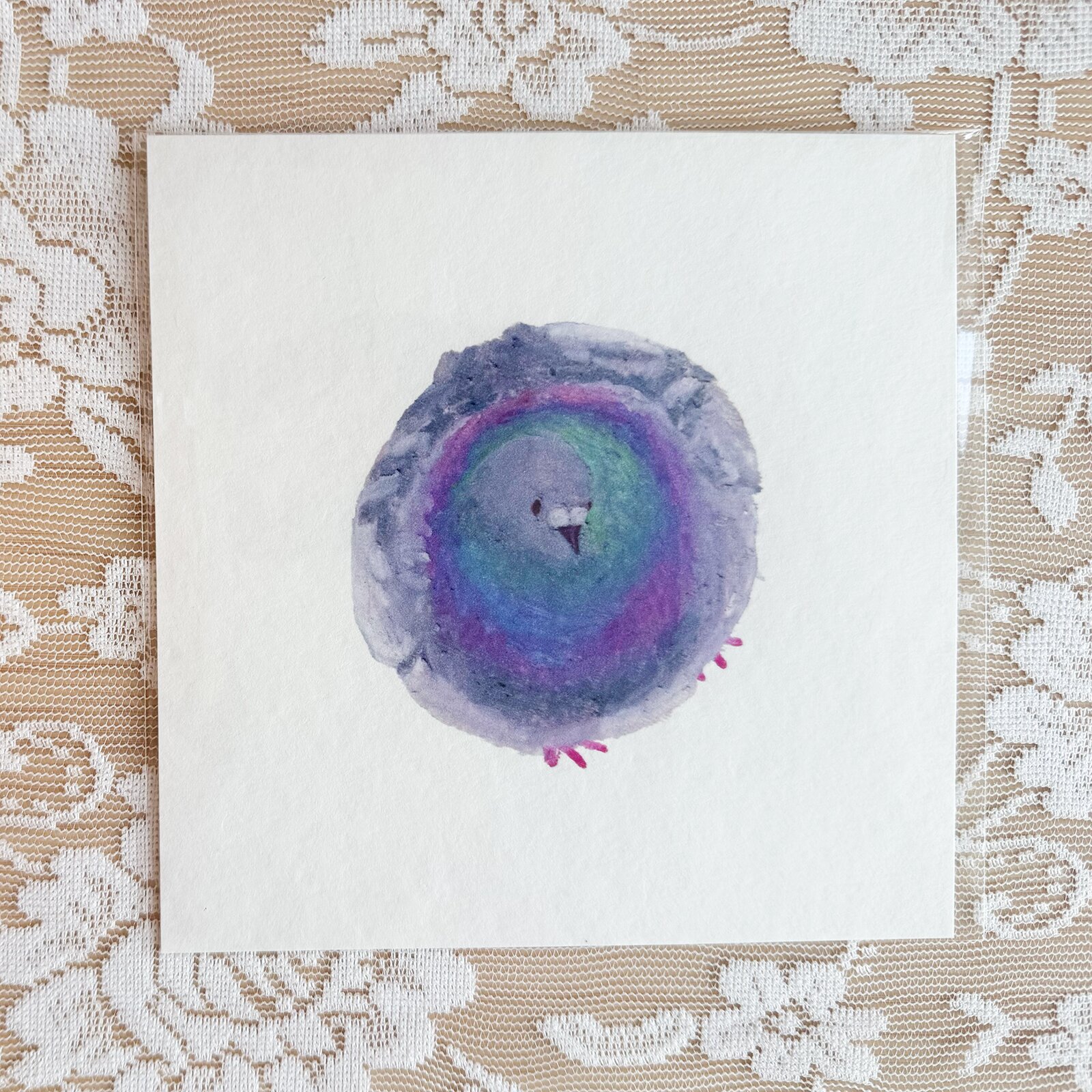 Pigeon A5 print