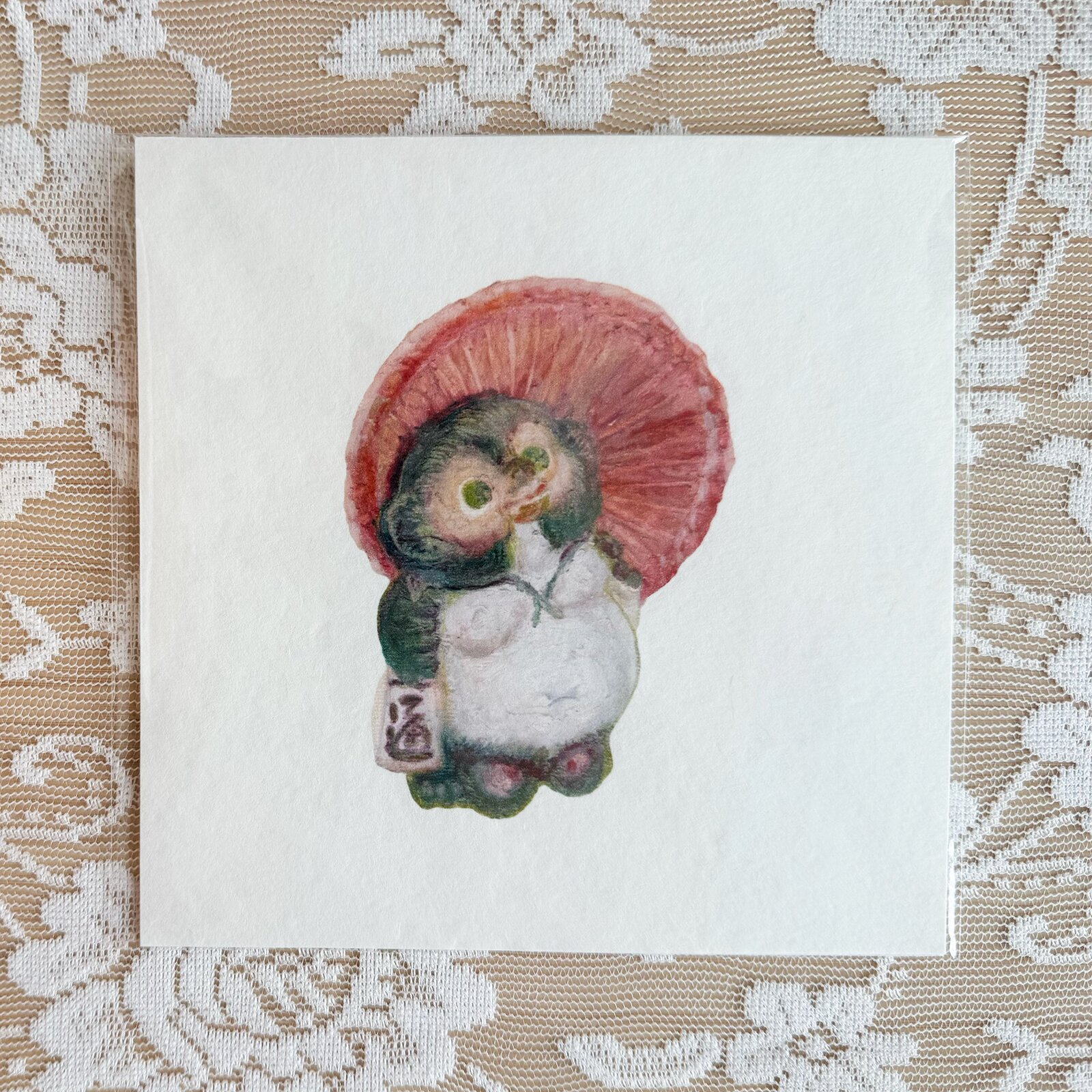 Tanuki A5 print