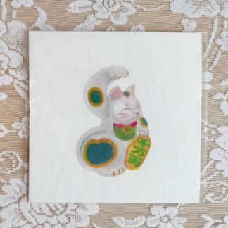 Maneki-neko A5 print