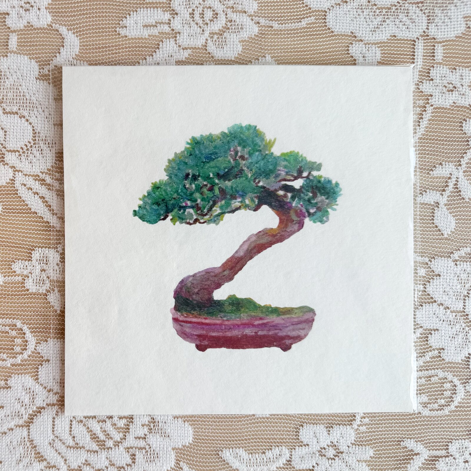 Bonsai A5 print